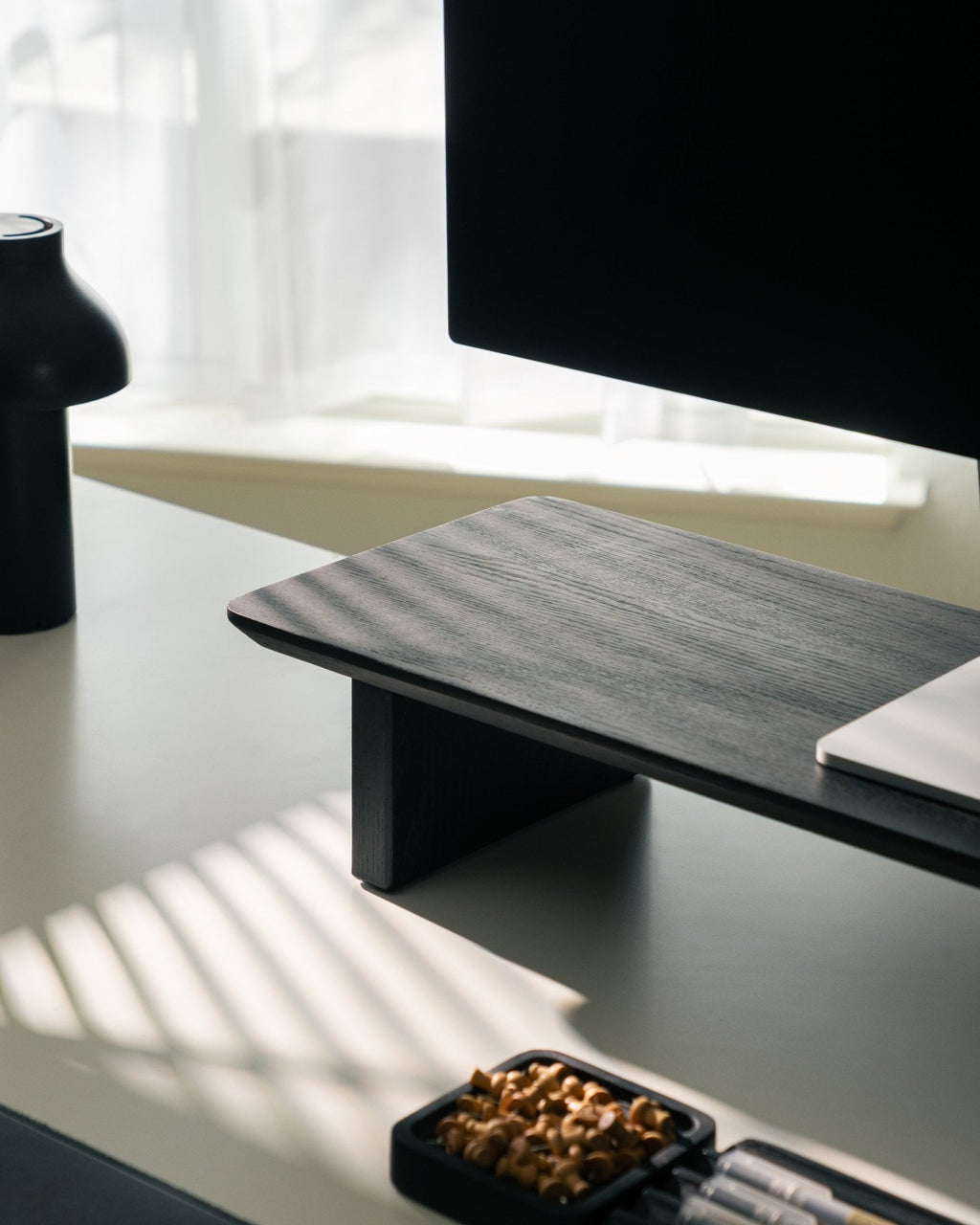 Black Desk Shelf (Large)